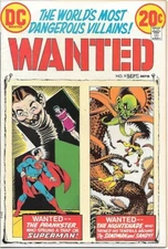 Wanted Worlds Most Dangerous Villains Comic Book #9 DC 1973 VERY NICE COPY DE