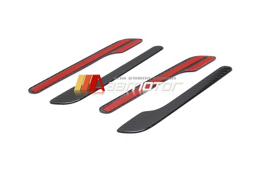 Cubierta de borde de manija de puerta de fibra de carbono seca para Tesla Model 3/Y 2017-2023 - Imagen 4 de 8