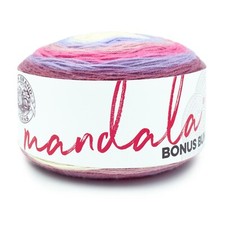  1 Skein Lion Brand Yarn 125-200BD Mandala Bonus Bundle Yarn, Wood Nymph
