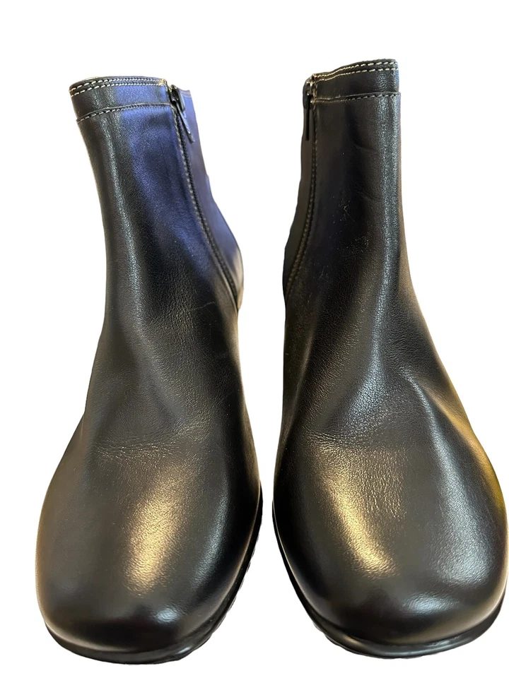 Softspots ботинок лодыжки загрузки молнии Chelsea черный женский размер 6WW стороны пряжки - Изображение 2 из 4