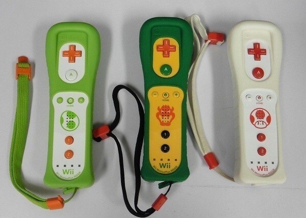 Nintendo Wii Remote Motion Plus Controller Yoshi Toad Bowser