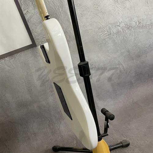 Factory ST Electric Guitar Floyd Rose Bridge Maple Neck White Basswood Body - Picture 7 of 9