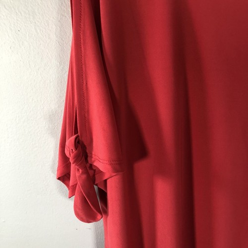 NWT Ronni Nicole RN Studio Women's Short Sleeve Coral Sheath Dress Size Large - Picture 4 of 4