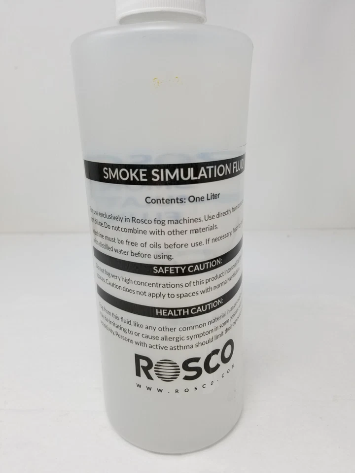 Líquido de simulación de humo Rosco 710-027 1 litro 200 08200 0034 máquinas antiniebla Foto 4 de 4