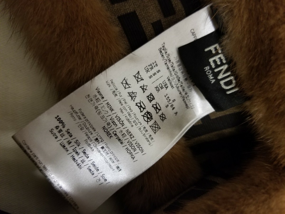 FENDI ブラウン ヘアバンド　ファー NWT Fendi Fur Headband mink signature brown Fur limited edition | eBay