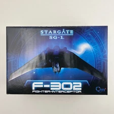 QMX Stargate SG-1 F-302 Flight Interceptor Ship Diorama Model