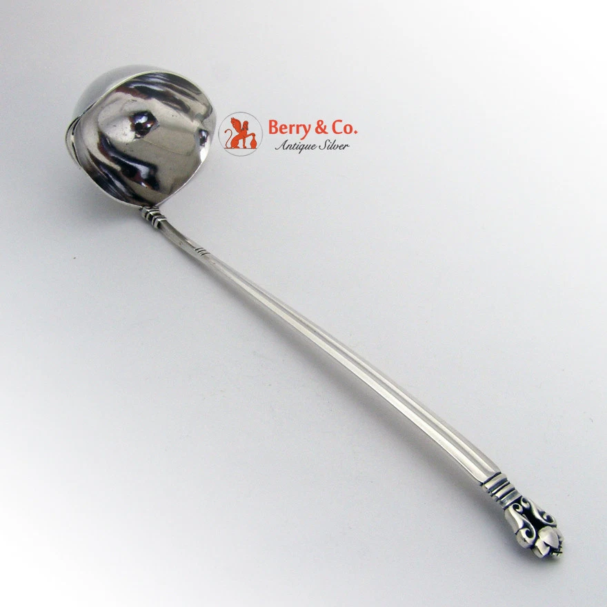 Acorn Sauce Ladle Sterling Silver Georg Jensen Demark