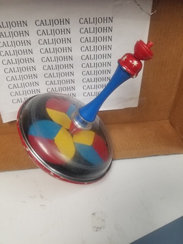 Vintage Metal spinning Toy 1960s? Vintage used See video and photos - 第 4/4 張圖片