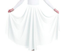 Body Wrappers 501XX White Circle Skirt Size 4X FREE SHIPPING 