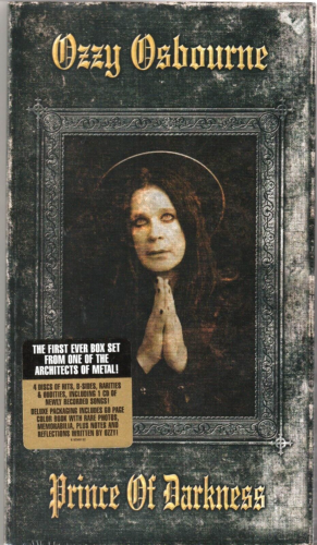 New! Ozzy Osbourne Prince Of Darkness 4 CD Box Set 2005 Heavy Metal Sealed! - Photo 1 sur 2