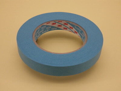 Abdeckband Scotch 3M  blau 3434, 18mm - 50m, Lackierer Krepp Band, Masking Tape