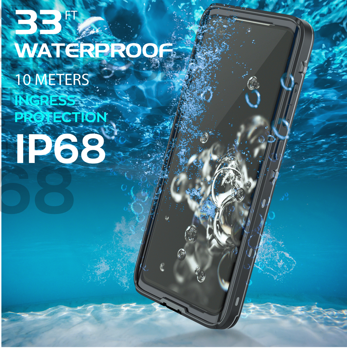 Waterproof Case For Galaxy S20 S20+ S20 Ultra 5G Waterproof case with  Protector