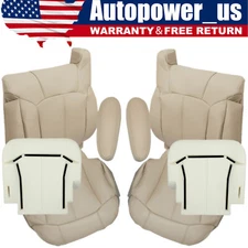 For 2000 2001 2002 Chevy Suburban Replacement Front Seat Cover Light Tan & Foam