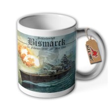 Schlachtschiff Bismarck Marine Schiff Deutschland - Tasse #824a