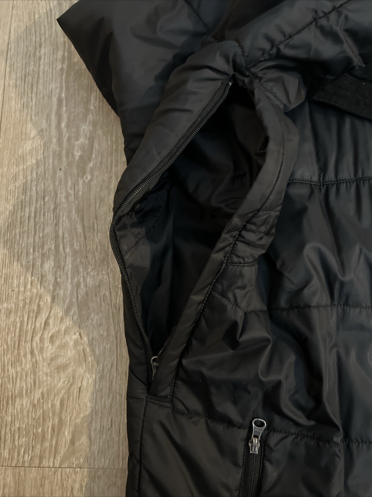 Marmot Men's Medium Solid Black Full Zip Zipper P… - image 11