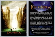2001 Topps LORD OF THE RINGS Trading Cards - U Pick Complete Your Set