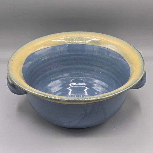 Tumbleweed Pottery Bowl Stoneware Glazed Handled Bowl Made In USA North Carolina - Picture 4 of 13