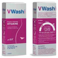 V Wash Plus Intimate Wash PH Balance 100 ml Cleaning Female Vaginal Private area