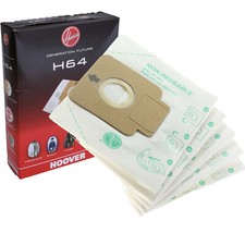 Genuine Hoover H64 Vacuum Cleaner Freespace Sprint Flash Paper Dust Bags 5 Pack