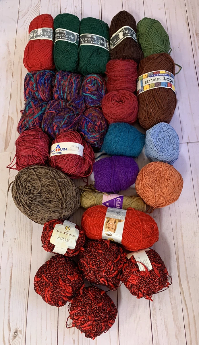 Mixed Yarn Lot Sidar lane fiorentine Reynolds Penguin Vanna