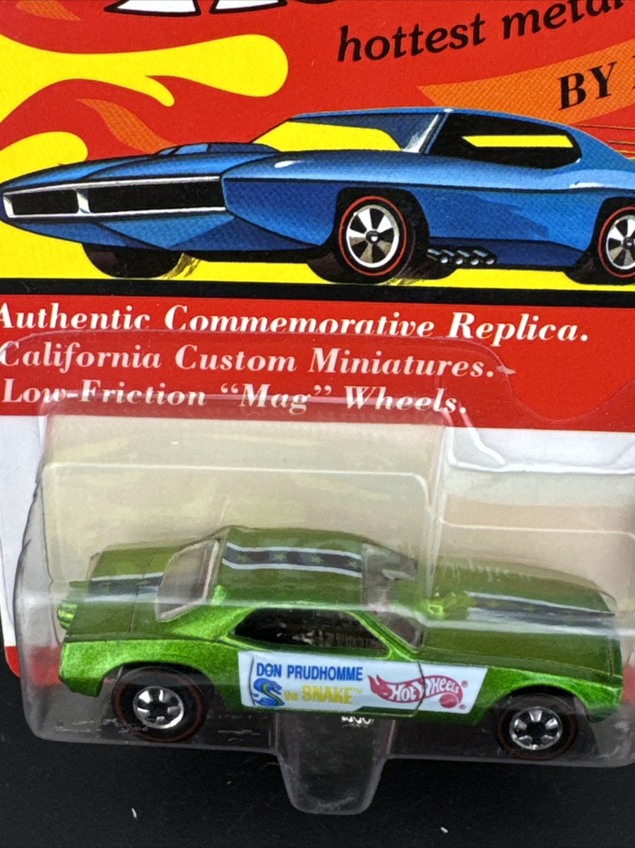 1993 Hot Wheels GREEN SNAKE F/C Vintage Collection Exclusive