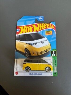 Hot Wheels Volkswagen ID Buzz Yellow #173 - 2023 HW Green Speed