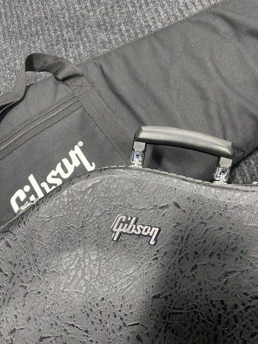 Calcomanía de guitarra Gibson 3d metal aluminio restauración cabezal pegatina logotipo m102-4 - Imagen 2 de 7