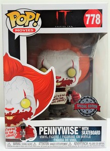 pennywise with skateboard