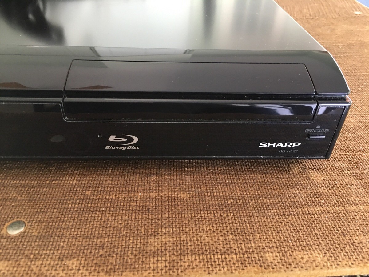 Sharp Aquos Blu-Ray Disc Player Model BD-HP21U Works Fine No