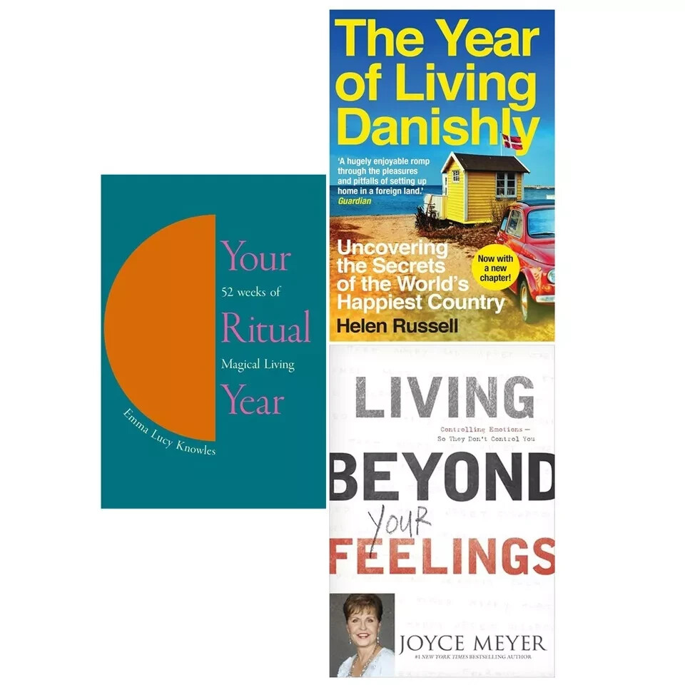 Your Ritual Year, Living Beyond Your Feelings, Year of Living Danishly 3 Books