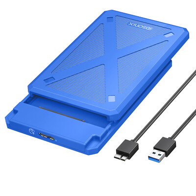 USB 3.0 Festplattengehäuse Externes Gehäuse Festplatte 2.5 Zoll SATA SSD HDD