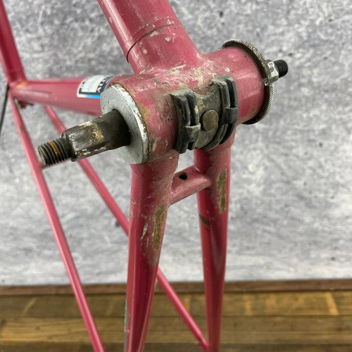 Vintage Raleigh Technium 420 Frame Set 50 cm Small USA 700c Red 126 80s Alloy A2 - Picture 14 of 21