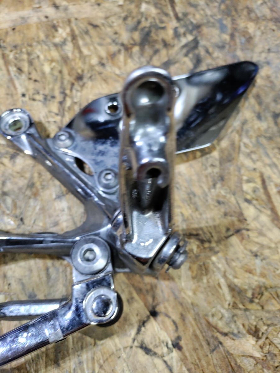 2005 2006 KAWASAKI ZX6R 636 COMPLETE CHROME OEM DRIVER REARSET