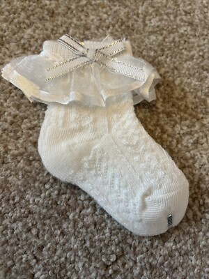 Rüschen Spitzen Socken Kohl Patch Kinder kompatibel Dinkum Mary Jane weiß Schleife