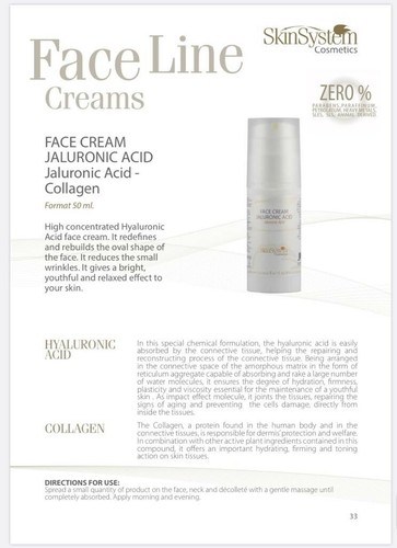 SISTEMA DE PIEL DE COLÁGENO CON ARRUGAS ÁCIDO HIALURÓNICO CREMA FACIAL OXY'AGE - Imagen 2 de 3