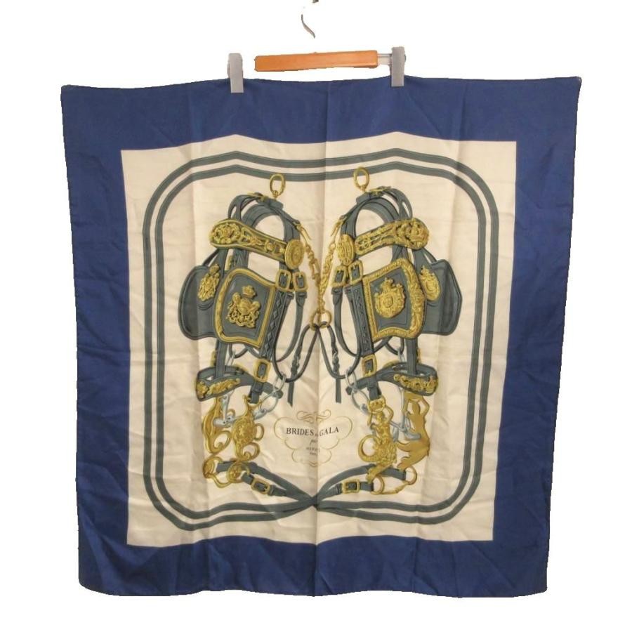 Hermes Carre 90 Brides de Gala Large Silk Scarf IBO92