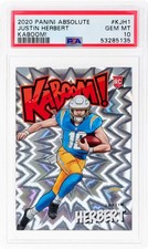 2020 Absolute Kaboom! SSP Rookie RC Justin Herbert PSA 10 GEM MINT KJH1