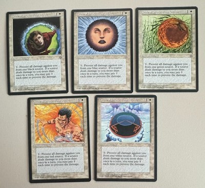 Circle of Protection All 5 Colors - ICE AGE - ENGLISH -  1995 M/NM Common
