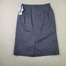 Vintage Pendleton 100 Virgin Wool Skirt Womens 14 Gray Knee Length Made in USA