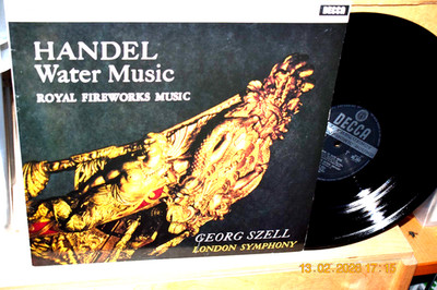 GEORGE SZELL: HANDEL WATER & ROYAL FIREWORKS MUSIC SPEAKERS CORNER DECCA SXL2302