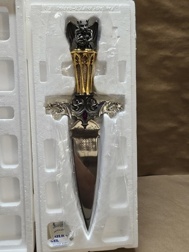 Guardian of the Fortress Gargoyle Dagger Knife by Greg Hildebrandt Franklin Mint - Picture 2 of 11