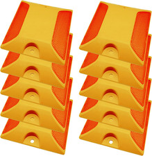 Road Reflectors Driveway Markers 10 Pack, Road Reflector 4" by 4" Double Sided
