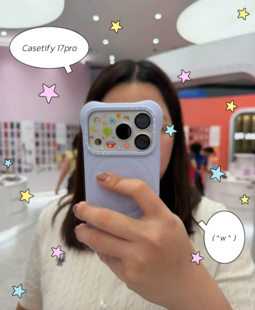 CASETiFY Ripple Case iPhone 17 Pro Max Periwinkle Shockproof Cover