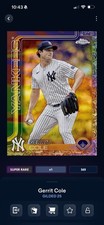 2025 Topps Bunt DIGITAL Gilded Gerrit Cole