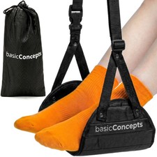 Airplane Foot Hammock (Memory Foam), Perfect Airplane Footrest to Relax Your