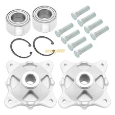 Rear Wheel Hub & Bearing & Studs Kit for Polaris Ranger 900 800 700 570 500 400 