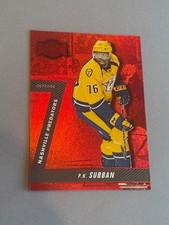 P.K. Subban Precious Metal Gem /150 sp PMG 2017 Fleer Metal Showcase Insert RARE