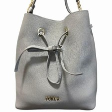 Borsa a tracolla FURLA Costanza in pelle grigia 2 vie unisex borsa autentica