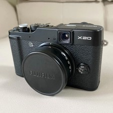 Fujifilm X Series X20 12.0MP Digital Camera 4x Zoom Lens Black W/Battery&SD Card