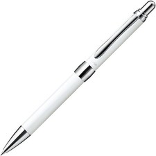 Pentel oil-based ballpoint pen Vicuna EX2 BX2007W white barrel